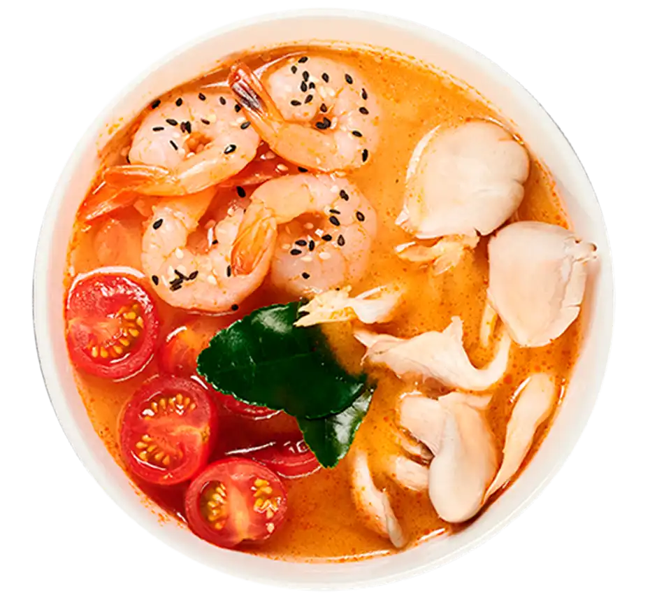 Том Ям з креветками